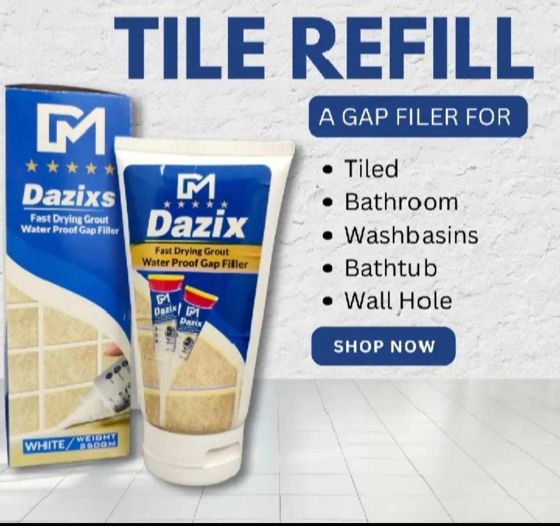 Dazixs Porcelain Ceramic Construction Tool Waterproof Gap filler professional Grout Aid Repaire tiles pan fill the wall